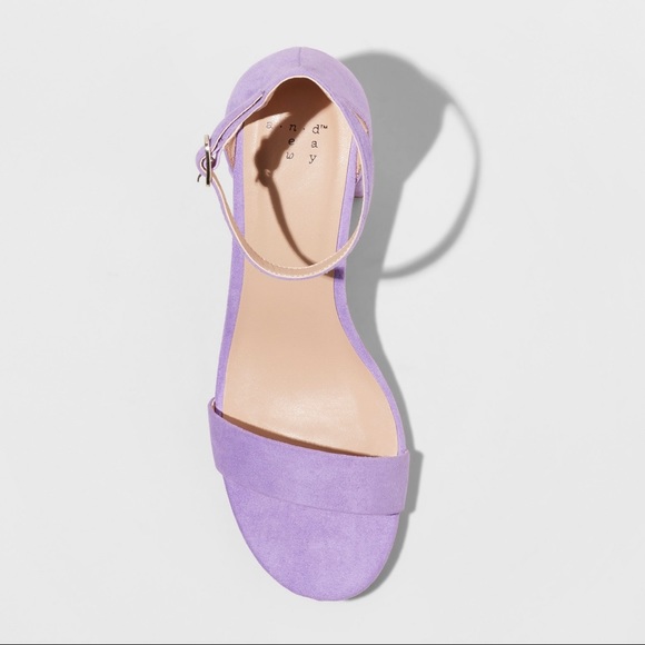 A New Day Lilac Purple Mid Block Spring Pumps NWT - Picture 3 of 4